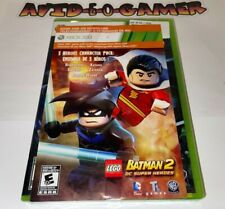 LEGO BATMAN 2 DC SUPER HEROES (Xbox 360) NTSC NEW W/ Pre Order Add on 