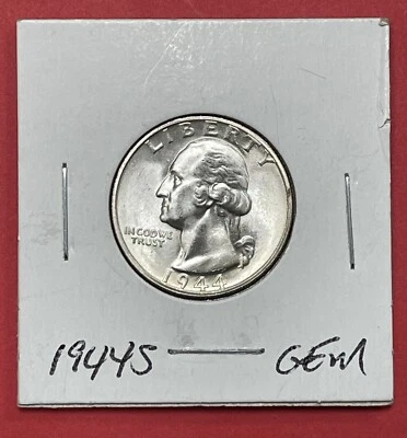 1944 S Washington Silver Quarter, Gem Uncirculated. - Image 1 of 2