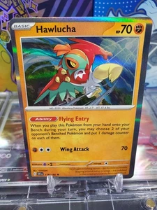 Hawlucha 118/198 Holo Rare NM Pokemon TCG Scarlet & Violet Base Set - Imagen 1 de 2