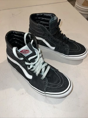 Zapatillas altas VANS Off the Wall talla 7 cuero negro Foto 1 de 4