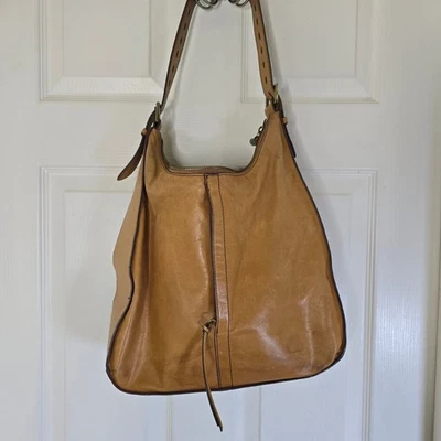 Кожаная сумка-хобо наплечная сумка на молнии регулируемый ремень дизайнерский стиль - Изображение 1 из 4