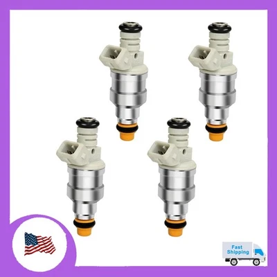 Juego de 4 inyectores de combustible para Ford Ranger 1998-2001, Mazda B2500 2,5 L l4 F87E-D2A Foto 1 de 4