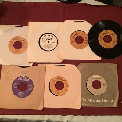 Frank Sinatra 45 rpm Collection Of Seven Records Foto 1 de 2