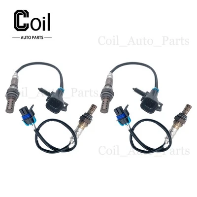Kit de sensor de oxígeno O2 aguas abajo y aguas arriba 4 piezas para Pontiac Montana 1999-2000 3,4 L Foto 1 de 4