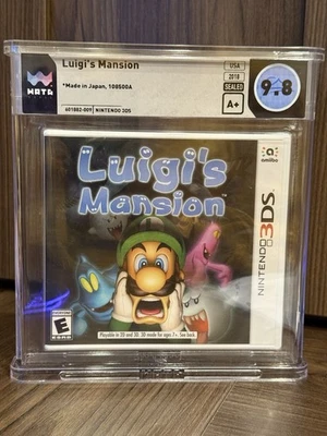 Luigi's Mansion - Nintendo 3DS - Placa classificada WATA 9.8 A+ primeira impressão TOP POP - Imagem 1 de 2