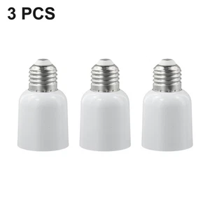 Light Sockets E26/E27 To E39/E40 Light Bulb Base Adapter Mogul 3-Pack New - Picture 1 of 18