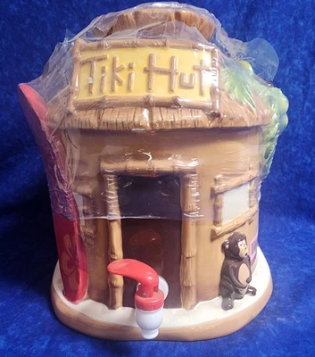 ¡Nuevo! Dispensador de bebidas de cerámica Tiki Hut 2006 Target Home Foto 1 de 4