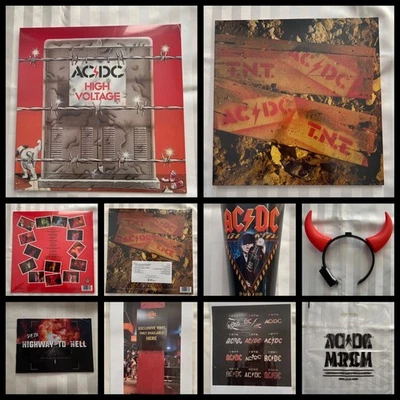AC/DC High Voltage + T.N.T Vinyl Record Bundle - Official Pop Up Store  PWR/UP - Bild 1 von 4