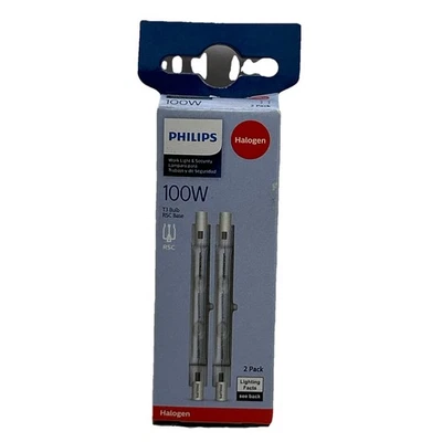 Philips Work Light & Security 100Watt T3 RSC Light Bulbs 2-Pack - Image 1 of 2