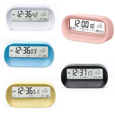 Mini Smart Digital Alarm Clock Electronic Desk Clock  Desktop Decoration - Image 1 of 4