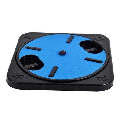 Scratching Board for Dogs, Claws, Dog Scratching Board, Snack Compartments, Swivel, Round,5952 - Image 1 of 4