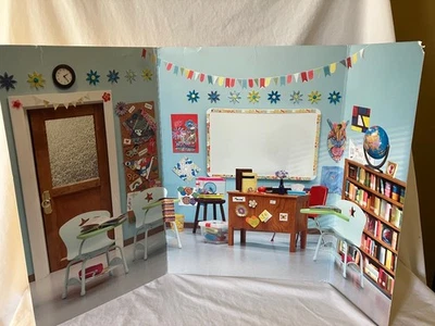 American Girl Doll School Classroom Scene Backdrop  - Retired - Image 1 of 4