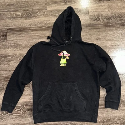 Sudadera con Capucha Obey Negra Para Hombre Talla Mediana Logo Central BONITA Foto 1 de 4