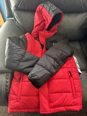 Spyder Kids Red And Black Snow Jacket Size L (14-16) - Image 1 of 3