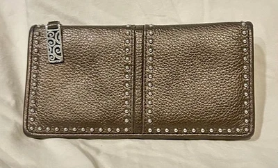 BRIGHTON Pretty Tough Studded Leather Wallet Organizer - Image 1 of 4