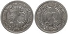 Deutschland - 50 Pfennig Deutsches Reich - Reichspfennig verschiedene Jahrgänge