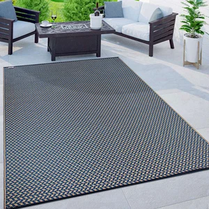 Rugshop Outdoor Carpet Modern Solid Reversible Plastic Indoor Outdoor Rugs 5x7 - Picture 1 of 11