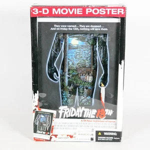 BNIB 2006 McFarlane Toys Friday the 13th 3-D Movie Poster model - Picture 1 of 6