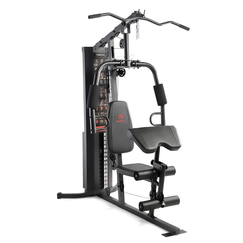 MARCY MWM-8178 Home Multi Gym 68kg Weight Stack 91kg Resistance Compact  - Image 1 of 4
