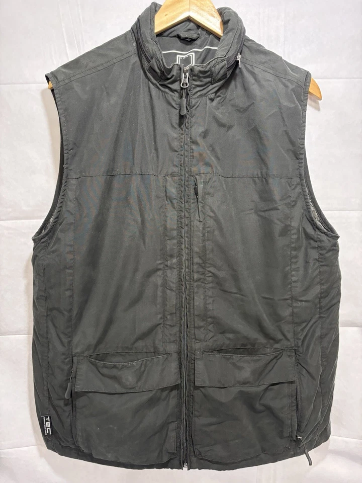 ScotteVest Quest Vest Zipper Utility Cargo Excellent Condition Mens Medium Black - Image 1 of 4