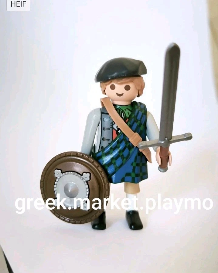 PLAYMOBIL Serie 28 SCOZZESE HIGHLANDER NUOVO IN BUSTINA PROMO AFFRANCATURA PER 6 - 35