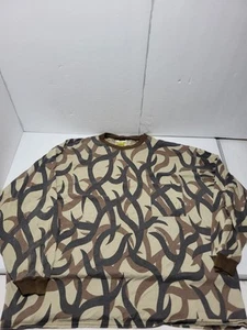 Vintage ASAT XXL Hunting Camouflage Long Sleeve T Shirt  2XL Outdoors USA Made - Picture 1 of 9