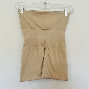Assets By Spanx Shaping Shorts Size Large Nude Shapewear Compression High Waist - Picture 1 of 4