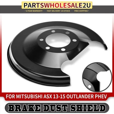 Rear Left or Right Brake Dust Shield for Mitsubishi ASX 2013 2014 2015 Outlander - Image 1 of 4
