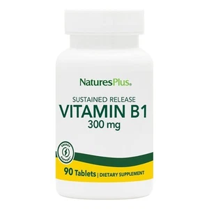 Natures Plus Vitamin B1 (Thiamin Hci), Sustained Release - 300 Mg, 90 - Picture 1 of 7