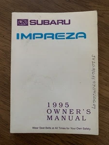 Subaru Impreza 1995 Owner’s Manual - Picture 1 of 6