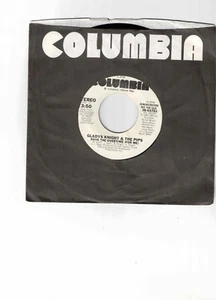Gladys Night & The Pips DISCO 45 (Columbia 3803761) Save The Overtime PROMO NM - Imagen 1 de 2