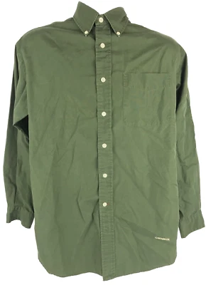 Camisa de manga larga Daniel Cremieux Collection para hombre verde oliva pequeña usada en excelente estado Foto 1 de 4