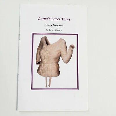 Lornas Laces Renee Sweater Laura Zukaite Knitting Pattern - Image 1 of 3