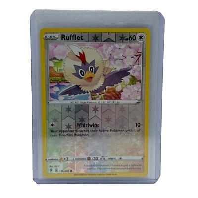 Rufflet [Reverse Holo] #136 Pokemon Evolving Skies - Image 1 of 2