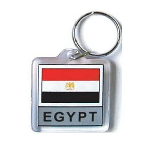 Llavero/llavero bandera de Egipto Lucite. Orgullo egipcio. Nuevo en paquete. ¡ENVÍO GRATUITO A EE. UU.! - Imagen 1 de 1