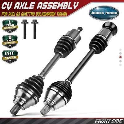 Conjunto de eje CV delantero izquierdo y derecho para Audi Q3 Quattro Volkswagen Tiguan Foto 1 de 4