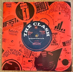 THE CLASH "Hitsville U.K" b/w Mikey Dread "Radio 1" Vinyl 7" 1980 CBS UK EX/VG+ - Picture 1 of 4