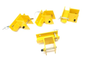 Swing-Lo SL-15ERL6 Parapet Scaffold Pin-Locking Bracket Piece 15ERL6 LOT OF 4 - Zdjęcie 1 z 5