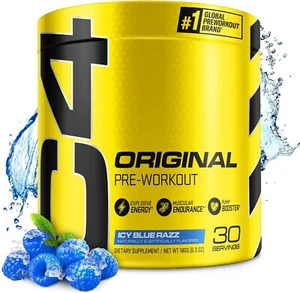 Cellucor C4 Original Pre Workout Powder ICY Blue Razz 01/2026 - Picture 1 of 6