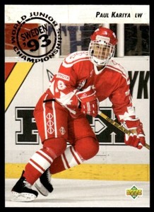 1992-93 Upper Deck Paul Kariya Rookie Canada #586 R17