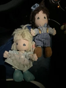 Precious Moments Dolls 1989 Still Has Tag Boy&Girl - Picture 1 of 4