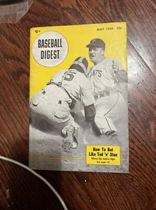 MAY 1949 BASEBALL DIGEST EX NEW YORK GIANTS    b - Picture 1 of 10