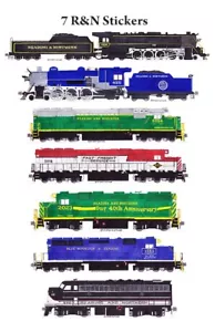 7 pegatinas individuales Andy Fletcher de Reading & Northern Steam y Diesel - Imagen 1 de 1