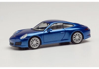 Herpa Porsche 911 Carrera 2S blu zaffiro metallizzata 1:87 038546-002 modellismo - Immagine 1 di 3