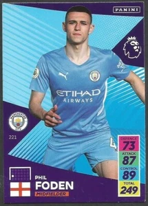 PANINI ADRENALYN XL PREMIER LEAGUE 2021-22-#221-MANCHESTER CITY-PHIL FODEN - Foto 1 di 1