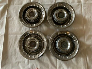 1956 Cadillac Sombrero Hubcaps Wheel Covers Hub Caps Deville Series 62 - Picture 1 of 11