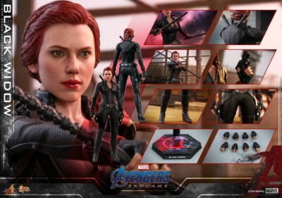 Nuevo sin usar, en caja sellada Hot Toys MMS533 AVENGERS: ENDGAME 1/6 Black Widow figura de acción regalo Foto 1 de 4