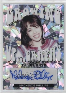 2022 Leaf Metal Pop Century Silver Crystals /40 Mackenzie Phillips Auto k4s