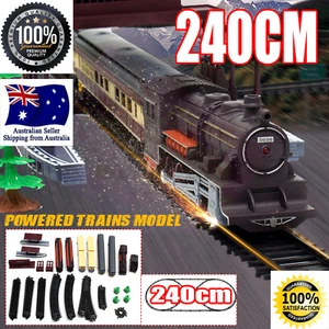 FenFa Electric Large Classic Train Set Rail Track Carriages Kids Toy Gift Black - Picture 1 of 14