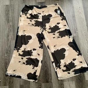 Plus Size 24 Lined Sheer Wide Leg Pants Women’s Animal Print Vince Camuto - Picture 1 of 10
